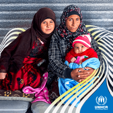 unhcr-materassini-per-dormire-per-una-famiglia-rifugiata