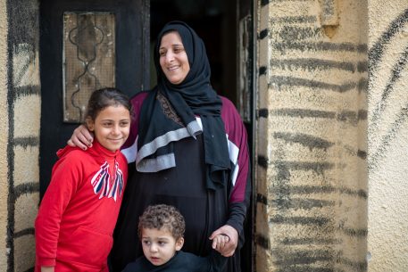 Jordan. UNHCR helps refugee families with cash assistance this winter