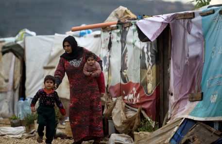 Lebanon. Syrian refugees in informal settlements struggle to brace for winter